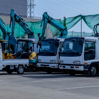 トラック搬入・見回り・打合せ