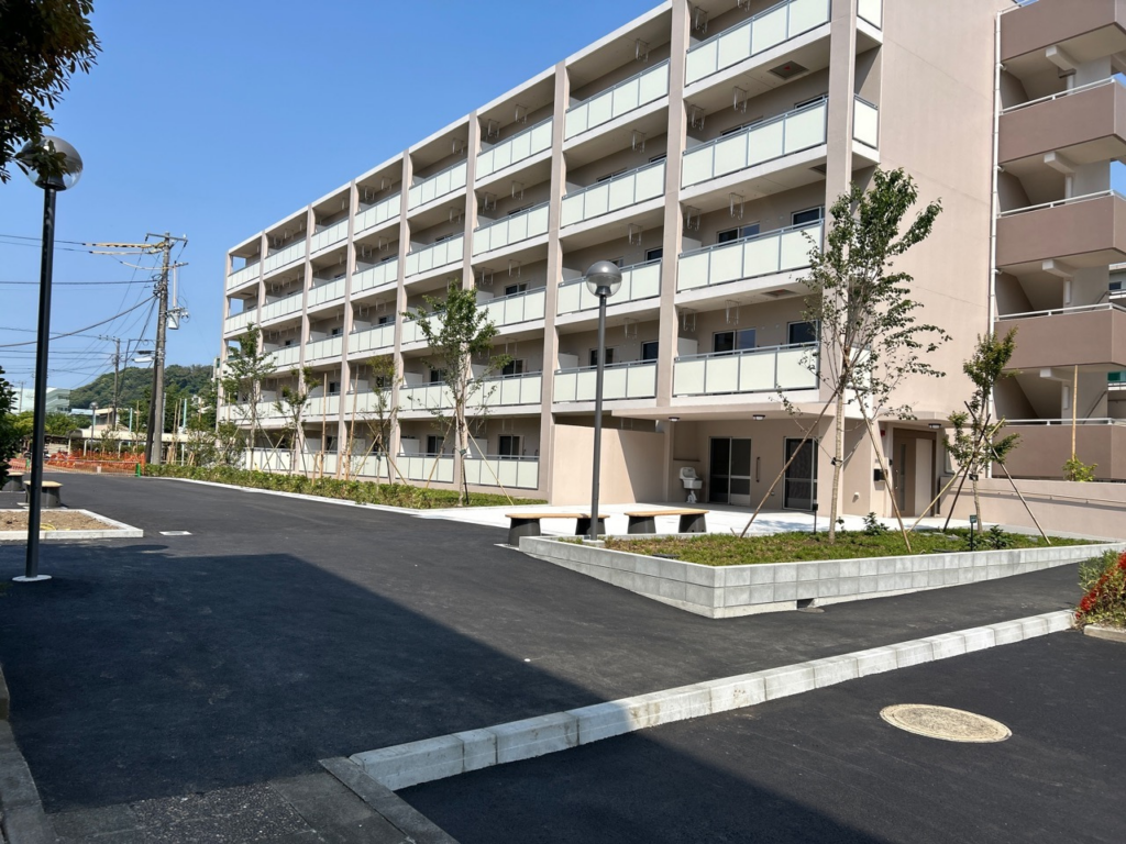 横須賀市　 県営浦賀かもめ団地外構工事(1期)
